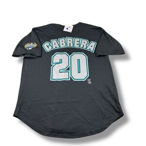 VTG NWT Dynasty MLB Florida Marlins 2003 World Series #20 Miguel Cabrera Jersey